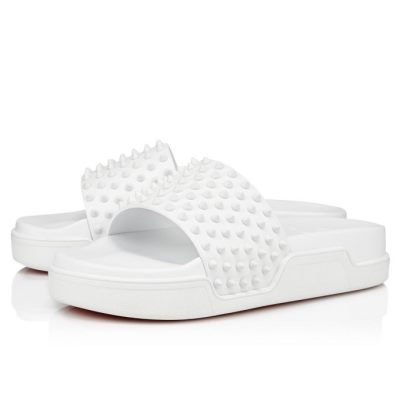 Sandalias Pool Fun Christian Louboutin Hombre - Blancos - 1140458B049